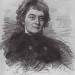 Portrait of poetess, writer and literary critic Zinaida Nikolayevna Gippius